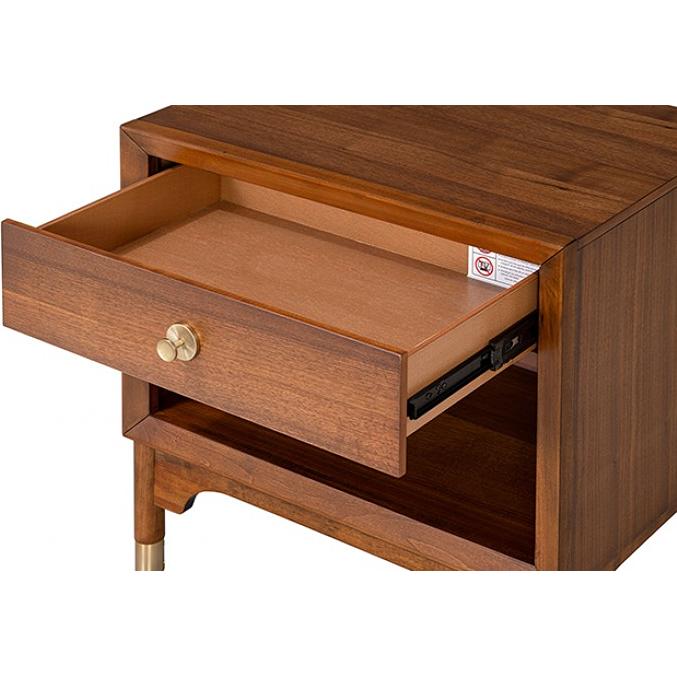  Furniture of America Hepburne FM74000WN-N Nightstand IMAGE 3