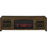  Coaster Furniture Havering 722873 71-inch TV Stand Fireplace Media Console - Dark Pine IMAGE 5