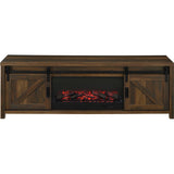  Coaster Furniture Enfield 722863 71-inch TV Stand Fireplace Media Console - Dark Pine IMAGE 5