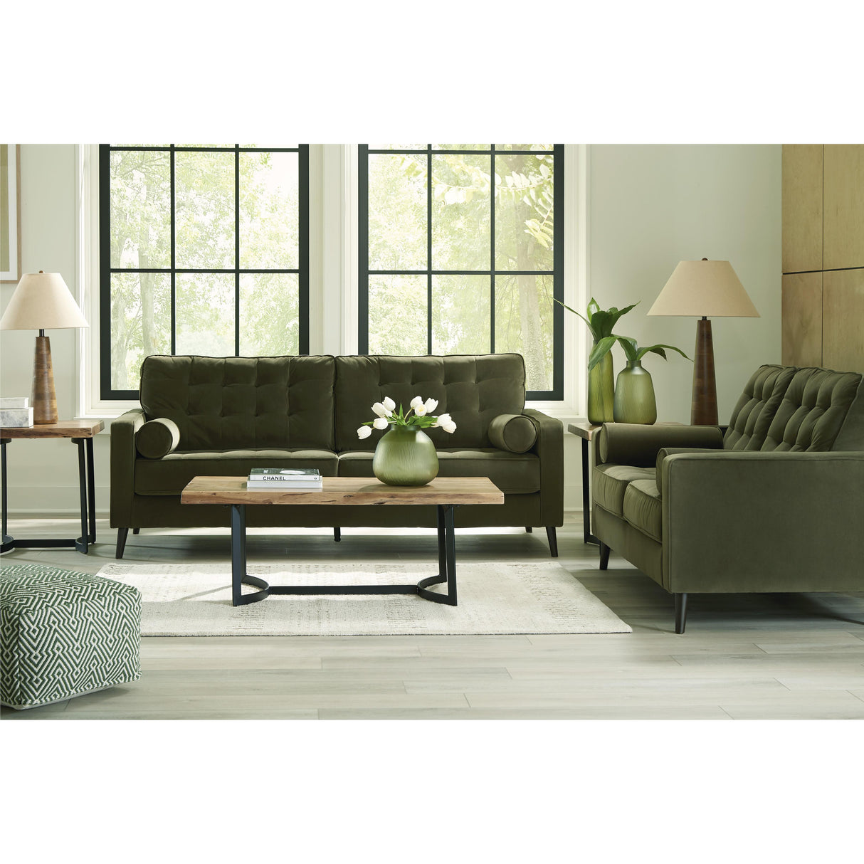  Ashley Reveon Lakes Stationary Fabric Loveseat 2640435 IMAGE 7