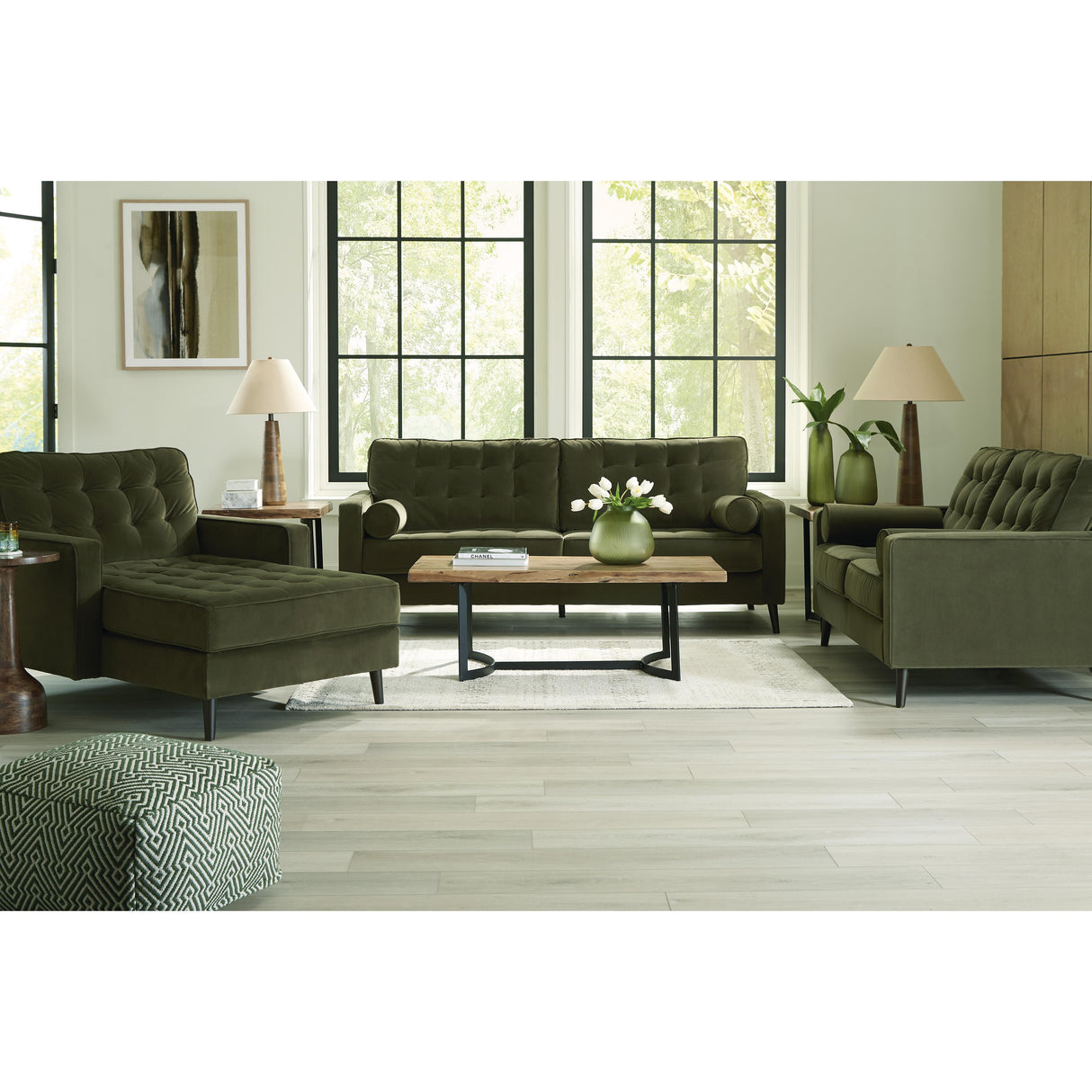  Ashley Reveon Lakes Stationary Fabric Loveseat 2640435 IMAGE 9
