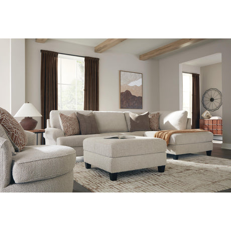  Benchcraft Steelwater Retreat Fabric Ottoman 6670408 IMAGE 4