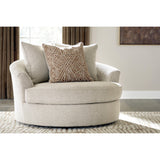  Benchcraft Steelwater Retreat Swivel Fabric Accent Chair 6670421 IMAGE 4