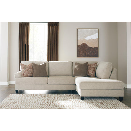  Benchcraft Steelwater Retreat Fabric 2 pc Sectional 6670466/6670417 IMAGE 2