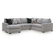  Benchcraft Lakepoint 2 pc Sectional 6680402/6680449 IMAGE 1