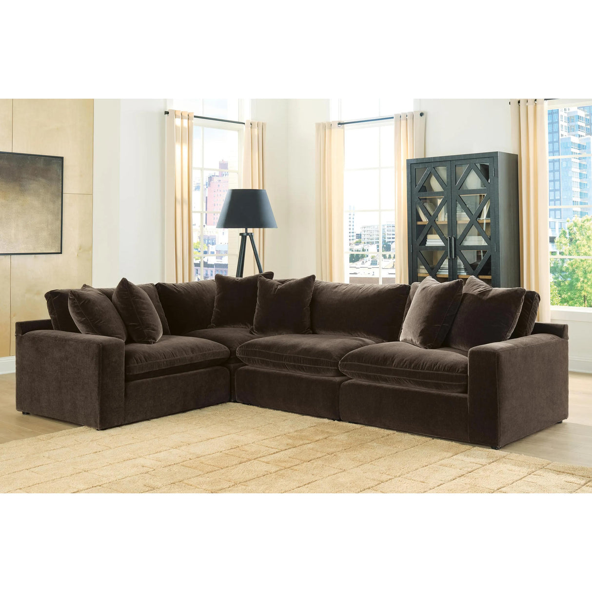  Benchcraft Maxton Heights Fabric 4 pc Sectional 6780746/6780764/6780765/6780777 IMAGE 2