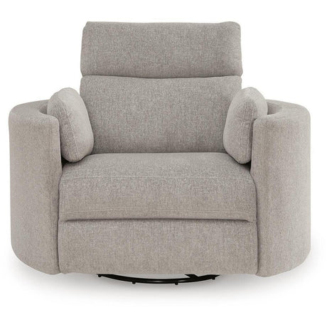 Benchcraft ModMax Luxe Power Swivel Glider Fabric Recliner 6860561P IMAGE 4