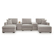  Benchcraft ModMax Luxe Fabric 5 pc Sectional 6860516/6860517/6860546/6860557/6860557 IMAGE 1