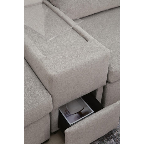  Benchcraft ModMax Luxe Fabric 5 pc Sectional 6860516/6860517/6860546/6860557/6860557 IMAGE 3