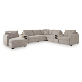  Benchcraft ModMax Luxe Fabric 8 pc Sectional 6860516/6860527/6860527/6860546/6860546/6860546/6860565/6860577 IMAGE 1