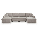  Benchcraft ModMax Luxe Fabric 4 pc Sectional 6860516S/6860517S/6860546/6860546 IMAGE 1