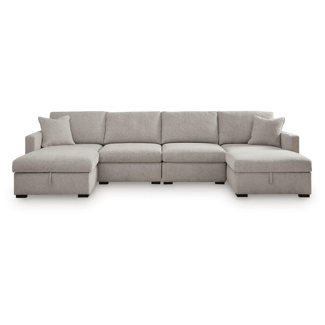  Benchcraft ModMax Luxe Fabric 4 pc Sectional 6860516S/6860517S/6860546/6860546 IMAGE 1