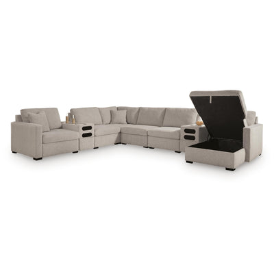  Benchcraft ModMax Luxe Fabric 8 pc Sectional 6860517S/6860527/6860527/6860546/6860546/6860546/6860564/6860577 IMAGE 1