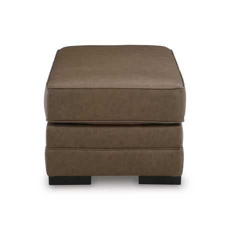  Benchcraft VillaCourt Leather Look Ottoman 7490914 IMAGE 3