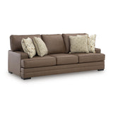  Benchcraft VillaCourt Stationary Leather Look Sofa 7490938 IMAGE 1