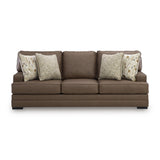  Benchcraft VillaCourt Stationary Leather Look Sofa 7490938 IMAGE 2