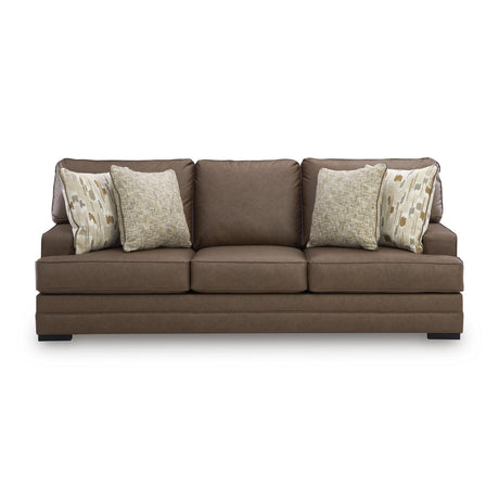  Benchcraft VillaCourt Stationary Leather Look Sofa 7490938 IMAGE 2