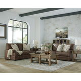  Benchcraft VillaCourt Stationary Leather Look Sofa 7490938 IMAGE 6