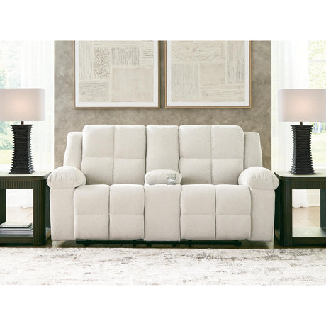 Benchcraft Orlen Reclining Fabric Loveseat with Console 8160294 IMAGE 2