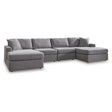  Signature Design by Ashley Modmax Fabric 4 pc Sectional 9210416S/9210417S/9210446/9210446 IMAGE 1