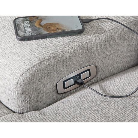  Signature Design by Ashley Acklen Place Power Reclining Fabric 5 pc Sectional 9360531/9360557/9360558/9360562/9360577 IMAGE 2