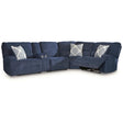  Signature Design by Ashley Acklen Place Power Reclining Fabric 5 pc Sectional 9360731/9360757/9360758/9360762/9360777 IMAGE 1