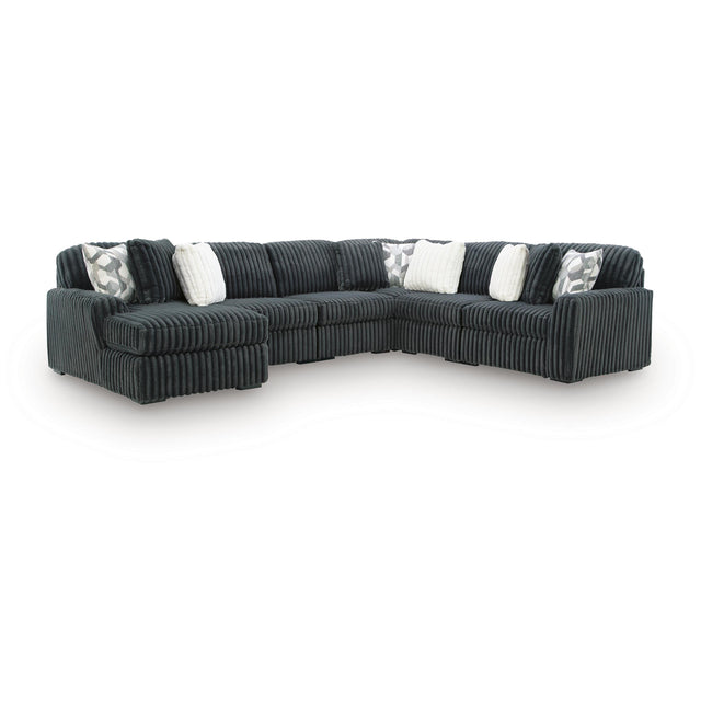  Signature Design by Ashley Midnight-Madness Fabric 6 pc Sectional 9810516/9810565/9810577/9810546/9810546/9810546 IMAGE 1