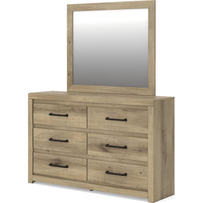  Benchcraft Brozmont Dresser with Mirror B1045-31/B1045-36 IMAGE 1