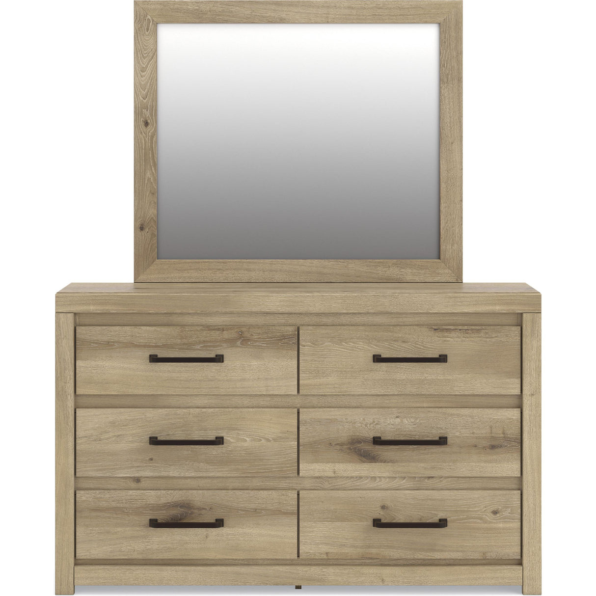  Benchcraft Brozmont Dresser with Mirror B1045-31/B1045-36 IMAGE 2