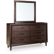  Benchcraft Dantenton 6-Drawer Dresser with Mirror B611-31/B611-36 IMAGE 1