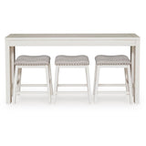  Signature Design by Ashley Robbinsdale 4 pc Counter Height Dinette D642-113 IMAGE 2