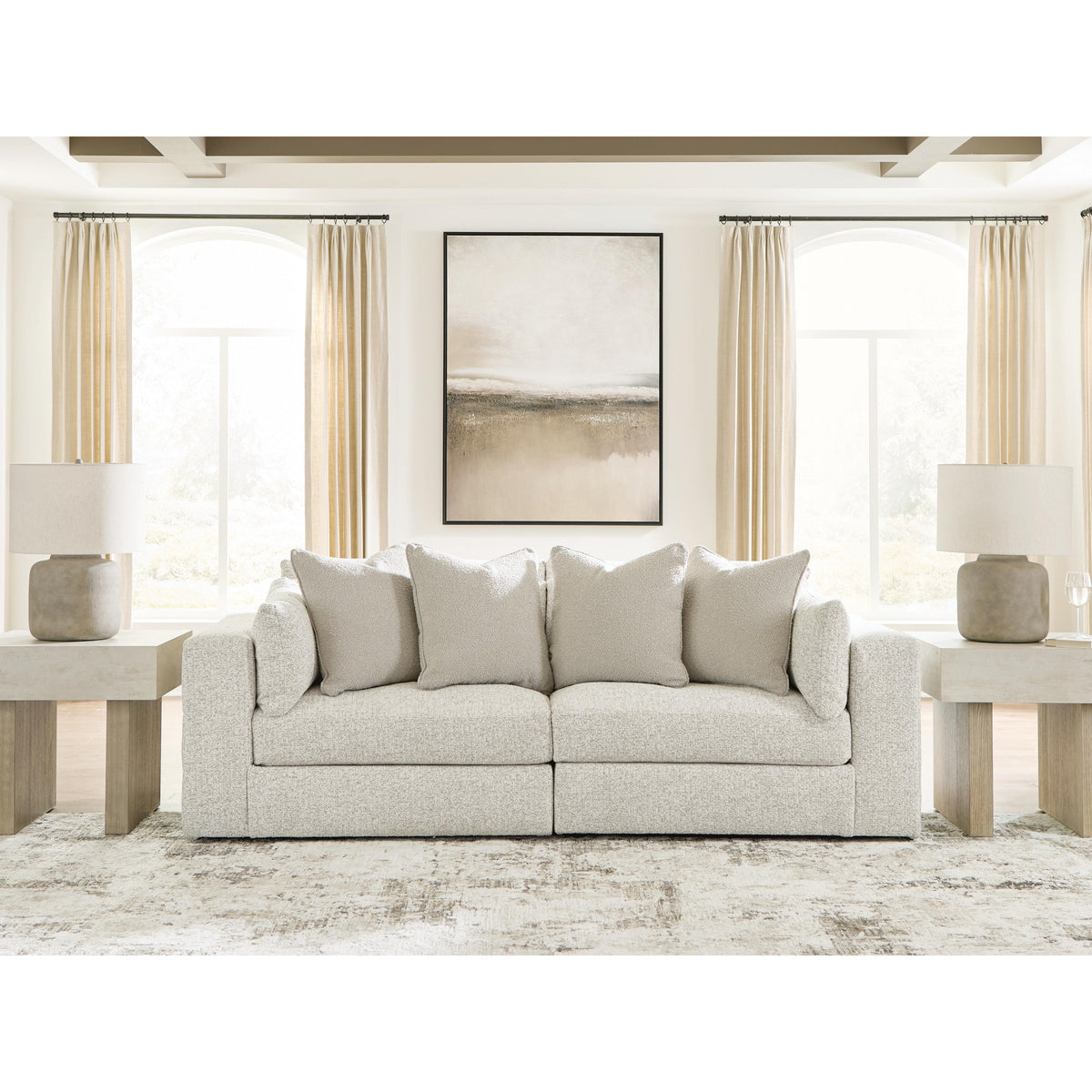  Signature Design by Ashley Ashbourne Estate Stationary Sofa PC6600464/PC6600465 IMAGE 1