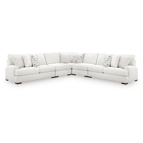  Signature Design by Ashley Misty-Lakes Fabric 5 pc Sectional PC6690646/PC6690646/PC6690655/PC6690656/PC6690677 IMAGE 1