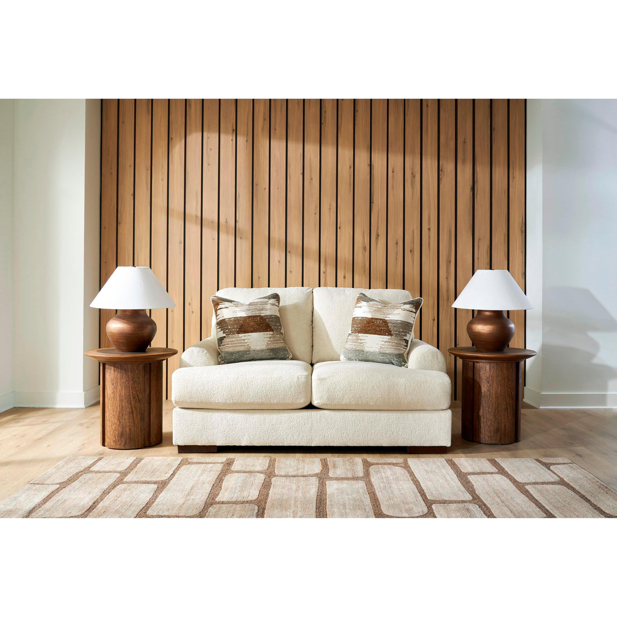  Signature Design by Ashley Jayne Park Stationary Fabric Loveseat PC8150635 IMAGE 4