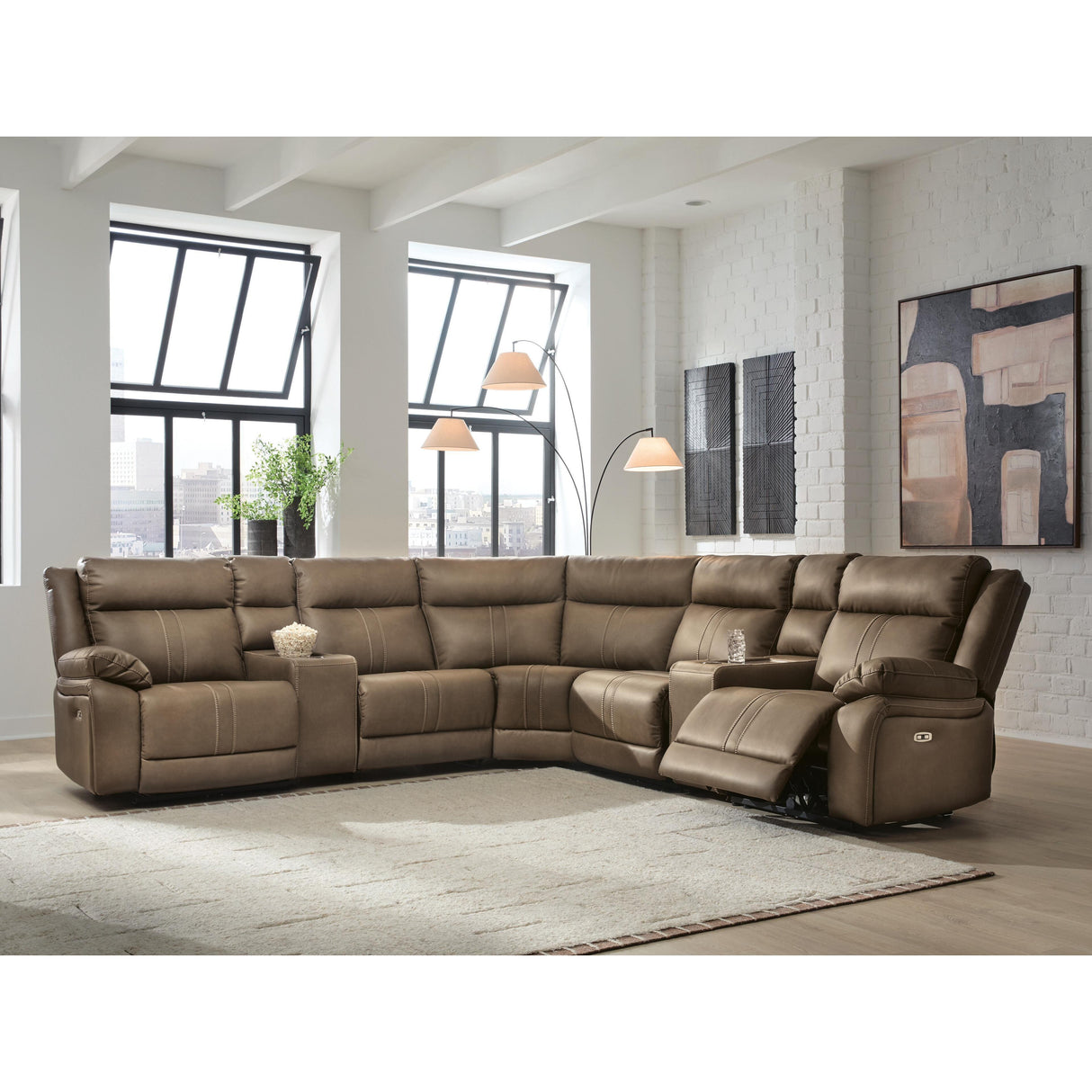  Signature Design by Ashley Max-Momentum Power Reclining 7 pc Sectional PC8230531/PC8230546/PC8230558/PC8230560/PC8230560/PC8230562/PC8230577 IMAGE 2