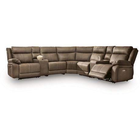  Signature Design by Ashley Max-Momentum Power Reclining 7 pc Sectional PC8230546/PC8230546/PC8230558/PC8230560/PC8230560/PC8230562/PC8230577 IMAGE 1