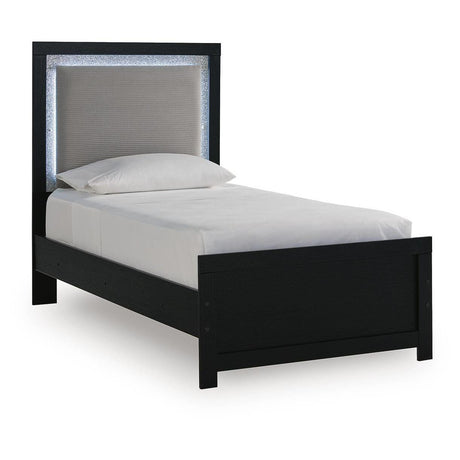  Signature Design by Ashley Maeling Twin Upholstered Panel Bed PCB1115-52/PCB1115-53/PCB1115-83 IMAGE 1