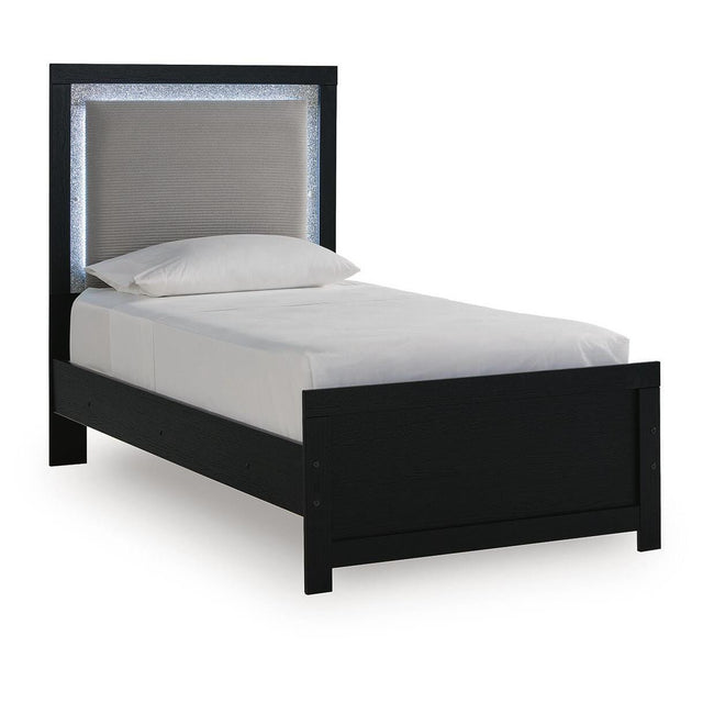  Signature Design by Ashley Maeling Twin Upholstered Panel Bed PCB1115-52/PCB1115-53/PCB1115-83 IMAGE 1