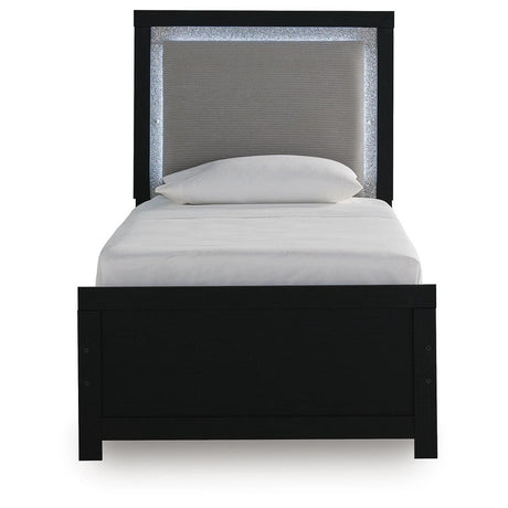  Signature Design by Ashley Maeling Twin Upholstered Panel Bed PCB1115-52/PCB1115-53/PCB1115-83 IMAGE 3