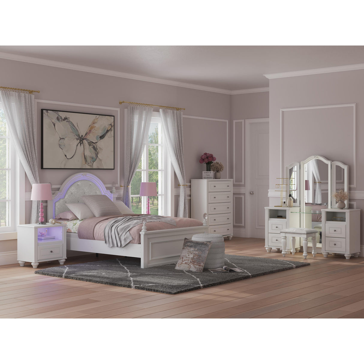 Signature Design by Ashley Kozlani 1-Drawer Nightstand PCB1819-91 IMAGE 14
