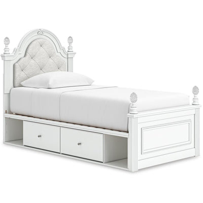  Signature Design by Ashley Kozlani Twin Upholstered Panel Bed with Storage B100-11/PCB1819-153/PCB1819-50/PCB1819-50/PCB1819-52 IMAGE 1