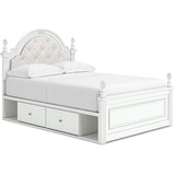  Signature Design by Ashley Kozlani Full Upholstered Panel Bed with Storage B100-12/PCB1819-187/PCB1819-50/PCB1819-50/PCB1819-84 IMAGE 1