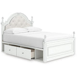  Signature Design by Ashley Kozlani Full Upholstered Panel Bed with Storage B100-12/PCB1819-187/PCB1819-50/PCB1819-50/PCB1819-84 IMAGE 3