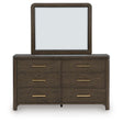  Signature Design by Ashley Radkin Dresser with Mirror PCB843-31/PCB843-36 IMAGE 1