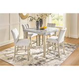  Signature Design by Ashley Square Larawyn Counter Height Dining Table PCD575-13 IMAGE 6