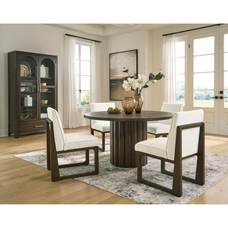  Signature Design by Ashley Round Radkin Dining Table PCD843-50 IMAGE 5