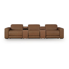  Signature Design by Ashley Magic Man Power Reclining Leather Match 5 pc Sectional PCU1070046A/PCU1070057/PCU1070057/PCU1070058/PCU1070062 IMAGE 1