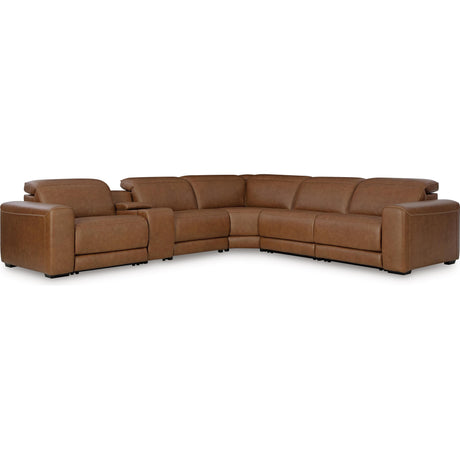  Signature Design by Ashley Magic Man Power Reclining Leather Match 6 pc Sectional PCU1070031/PCU1070046A/PCU1070057/PCU1070058/PCU1070062/PCU1070077 IMAGE 1
