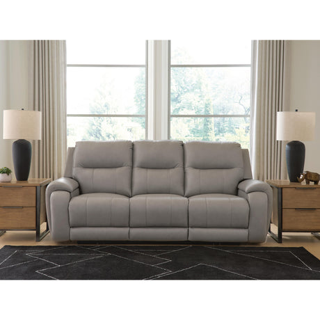  Signature Design by Ashley Real-Moments Power Reclining Sofa PCU1370015A IMAGE 5