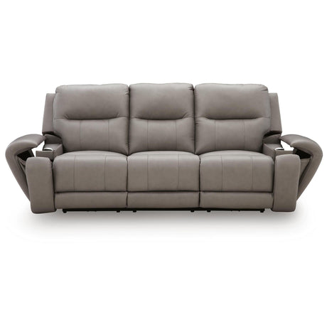  Signature Design by Ashley Real-Moments Power Reclining Sofa PCU1370015A IMAGE 9